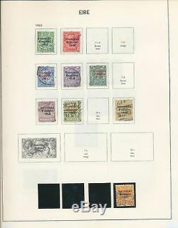 Irlande 1922/75 Collection D'albums M & U (appx 230 + Items) Alb961