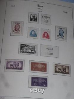 Irlande 1922-83 Tous Mint Hingeless Leuchtturm Album Collection CV $$$