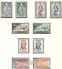 Irlande Collection 1937-1989, Dans Lindner Hingeless Album, Neuf, Scott $ 2,281.00