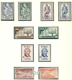 Irlande Collection 1937-1989, En Lindner Album Sans Charnière, Menthe, Scott 2,281.00 $