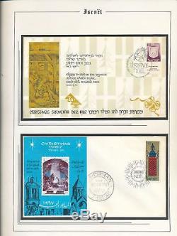 Israel 1967/89 Collection D'albums Fdc À Quatre Albums De Phares (appx 600+) Alb763
