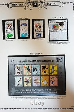 Israël Loaded Mint Nh Stamp Collection 1995-2010 Dans Minkus Album