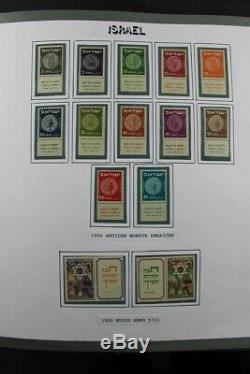 Israel Prime Mnh 1948-2012 Presque Complète 5 Albums 300 Pages Stamp Collection