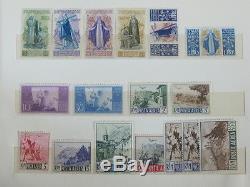 Italie 1948 1952 Mnh Og Stamps Collection En 1952 Album Du Congrès Upu Bruxelles