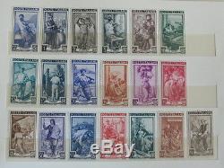 Italie 1948 1952 Mnh Og Stamps Collection En 1952 Album Du Congrès Upu Bruxelles