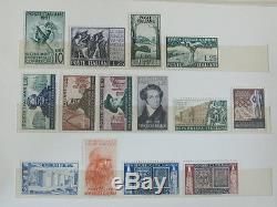 Italie 1948 1952 Mnh Og Stamps Collection En 1952 Album Du Congrès Upu Bruxelles