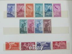 Italie 1948 1952 Mnh Og Stamps Collection En 1952 Album Du Congrès Upu Bruxelles