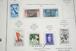 Italie 1950-1999 Collection de plus de 1 500 timbres neufs et utilisés dans un album sur pages