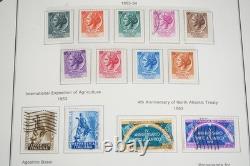 Italie 1950-1999 Collection de plus de 1 500 timbres neufs et utilisés dans un album sur pages