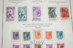 Italie 1950-1999 Collection de plus de 1 500 timbres neufs et utilisés dans un album sur pages