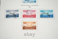 Italie 1950-1999 Collection de plus de 1 500 timbres neufs et utilisés dans un album sur pages