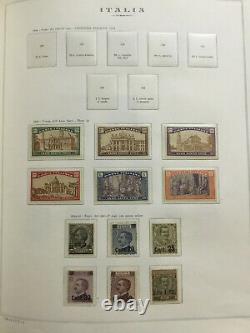 Italie Regno Extended Collection On Album Pages Partie 3 1911-1931 CV 4800$