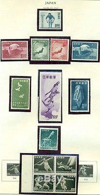 Japan Collection 1872-1985, Dans Album Minkus, Menthe Nh / Lh, Scott 4 019,00 $
