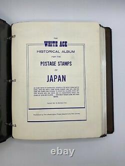 Japan White Ace Album 1955-1972, 98% Peuplé De 614 Timbres Mnh + Pages Addnl