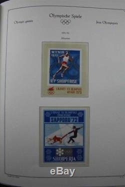 Jeux Olympiques 1972 Mnh Luxus 4 Albums Avec Une Collection De Timbres Dorés Non Perforés