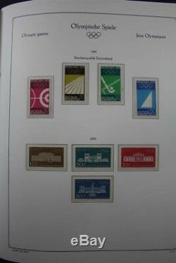 Jeux Olympiques 1972 Mnh Luxus 4 Albums Avec Une Collection De Timbres Dorés Non Perforés