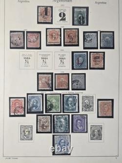 Joystamp Meilleure collection d’Argentine, lot de 1958 à 1980 dans un album Abria, cote de plus de 1000 $ US