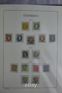 Kengo Fantastic Austria Stamp Collection In Hingeless Lighthouse Album Haut CV