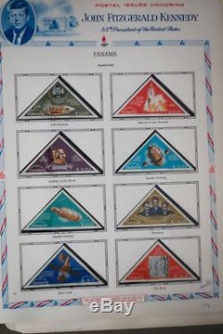 Kennedy Jfk Uae Et South American Stamps Nh Collection Rare Dans L'album