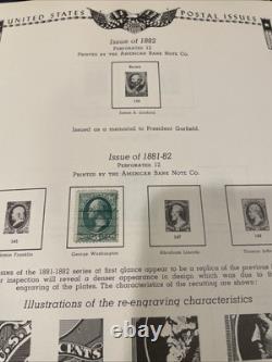 L'album de timbres tout américain 1847-1972 avec plusieurs timbres de collection - Voir photos