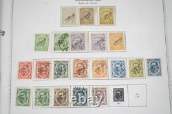 LUXEMBOURG DES ANNÉES 1870 AUX ANNÉES 1970 COLLECTION DE PLUS DE 1 100 TIMBRES NEUFS ET OBLITÉRÉS DANS UN ALBUM MINKUS