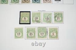 LUXEMBOURG DES ANNÉES 1870 AUX ANNÉES 1970 COLLECTION DE PLUS DE 1 100 TIMBRES NEUFS ET OBLITÉRÉS DANS UN ALBUM MINKUS