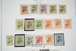 LUXEMBOURG DES ANNÉES 1870 AUX ANNÉES 1970 COLLECTION DE PLUS DE 1 100 TIMBRES NEUFS ET OBLITÉRÉS DANS UN ALBUM MINKUS