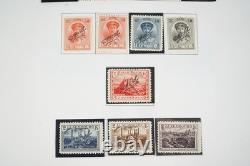 LUXEMBOURG DES ANNÉES 1870 AUX ANNÉES 1970 COLLECTION DE PLUS DE 1 100 TIMBRES NEUFS ET OBLITÉRÉS DANS UN ALBUM MINKUS