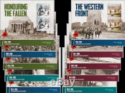 La Grande Guerre (première Guerre Mondiale) 1914-1918 Collection Fin De La Guerre Album Australie 2018 L / E 200