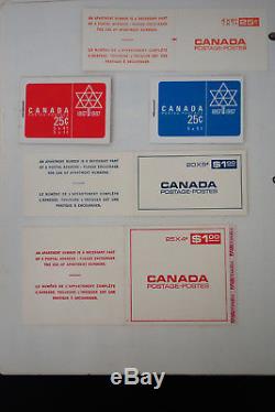 La Plupart Du Temps La Collection De Timbres Du Canada À La Menthe 1800's-1970's Dans L'album