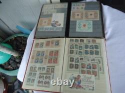 Le Mariage Royal Charles & Diana Énorme Collection 2 Albums De Timbres Commonwealth