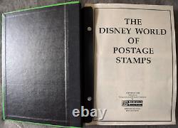 Le monde Disney de la collection de timbres-poste neufs sans charnière dans un album