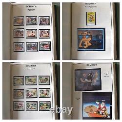 Le monde Disney de la collection de timbres-poste neufs sans charnière dans un album