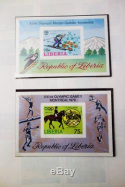 Libéria Timbres Mint 1976-1995 Collection Complète En Album