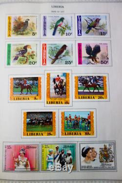 Libéria Timbres Mint 1976-1995 Collection Complète En Album