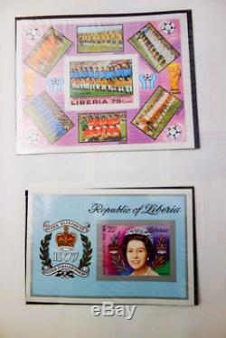 Libéria Timbres Mint 1976-1995 Collection Complète En Album