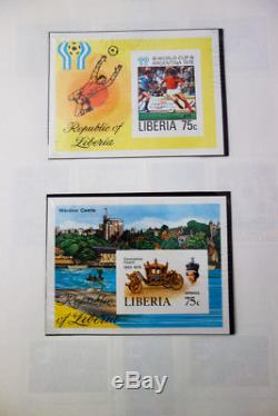 Libéria Timbres Mint 1976-1995 Collection Complète En Album