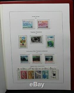 Lichtenstein Complete Fine Mint 1972 1995 Collection De Timbres En Album Original