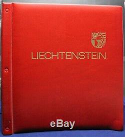 Lichtenstein Complete Fine Mint 1972 1995 Collection De Timbres En Album Original