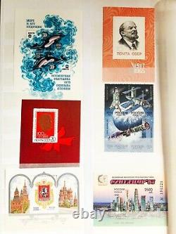Livre Complet De La Russie Urss Mini-feuille De La Collection De Timbres // Rare