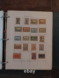 Livre de collection de timbres du monde entier, timbres vintage âgés de 100 ans, excellent état