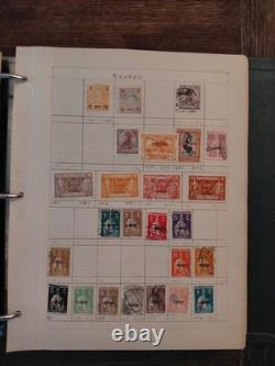 Livre de collection de timbres du monde entier, timbres vintage âgés de 100 ans, excellent état