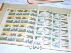 Livre de feuilles complètes de collection de timbres Scott's Minuteman