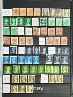 Livre de stock de collection de timbres Machin, des centaines de timbres neufs et oblitérés ZAYIX