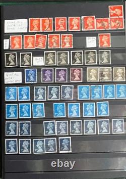 Livre de stock de collection de timbres Machin, des centaines de timbres neufs et oblitérés ZAYIX Livre de stock de collection de timbres Machin, des centaines de timbres neufs et oblitérés ZAYIX