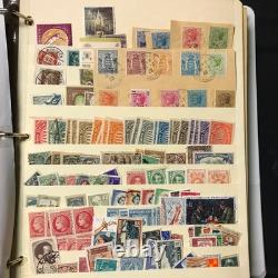 Livre de stock de timbres, environ plus de 3600 timbres de 90 pays, neufs et oblitérés