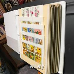 Livre de stock de timbres, environ plus de 3600 timbres de 90 pays, neufs et oblitérés