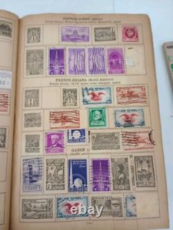 Livre de timbres 1935 Whitman autour du monde, de nombreux vieux timbres ! Lire Regarder la couverture arrière