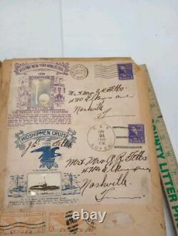 Livre de timbres 1935 Whitman autour du monde, de nombreux vieux timbres ! Lire Regarder la couverture arrière