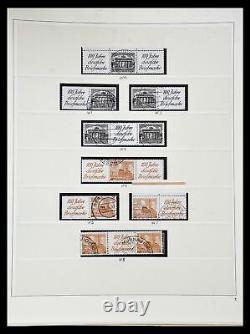 Lot 34995 Collection de timbres combinaisons de Berlin 1949-1952 dans un album. Cat. 16,600